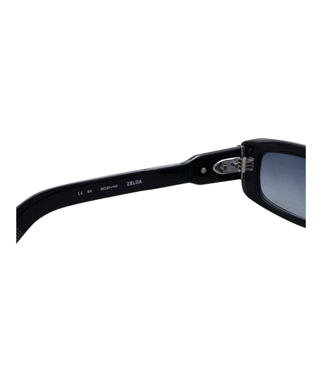 CHROME HEARTS Черные пластиковые солнцезащитные очки, фото 4