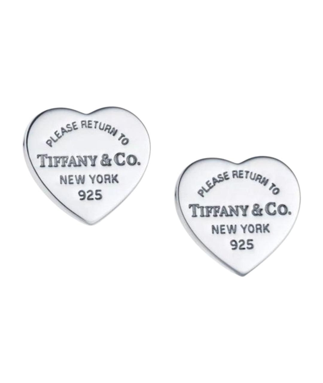 TIFFANY&CO Серебряные серебряные серьги, фото 1