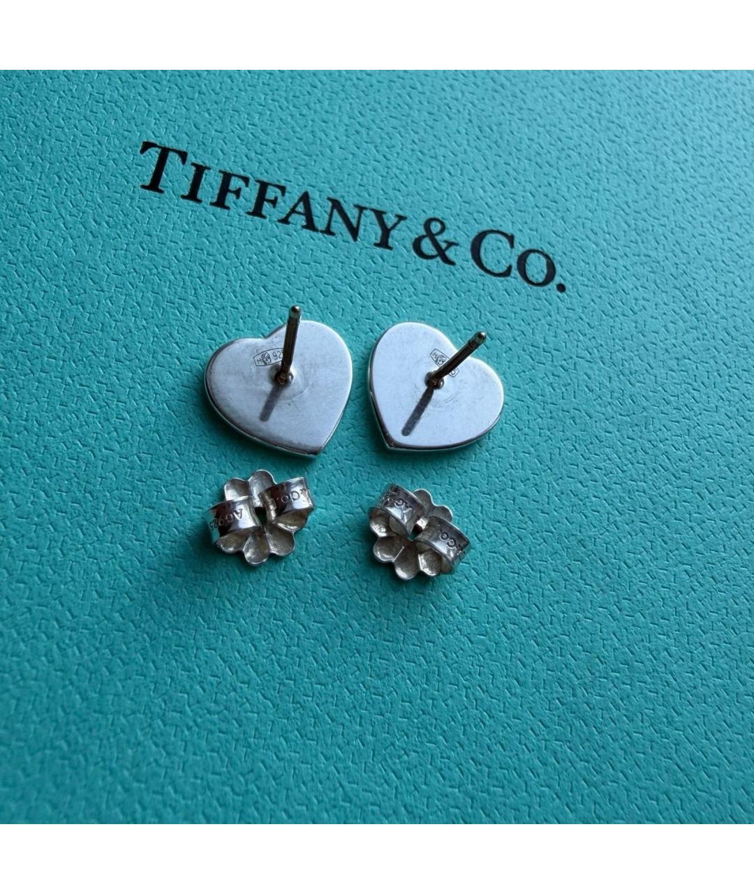 TIFFANY&CO Серебряные серебряные серьги, фото 5