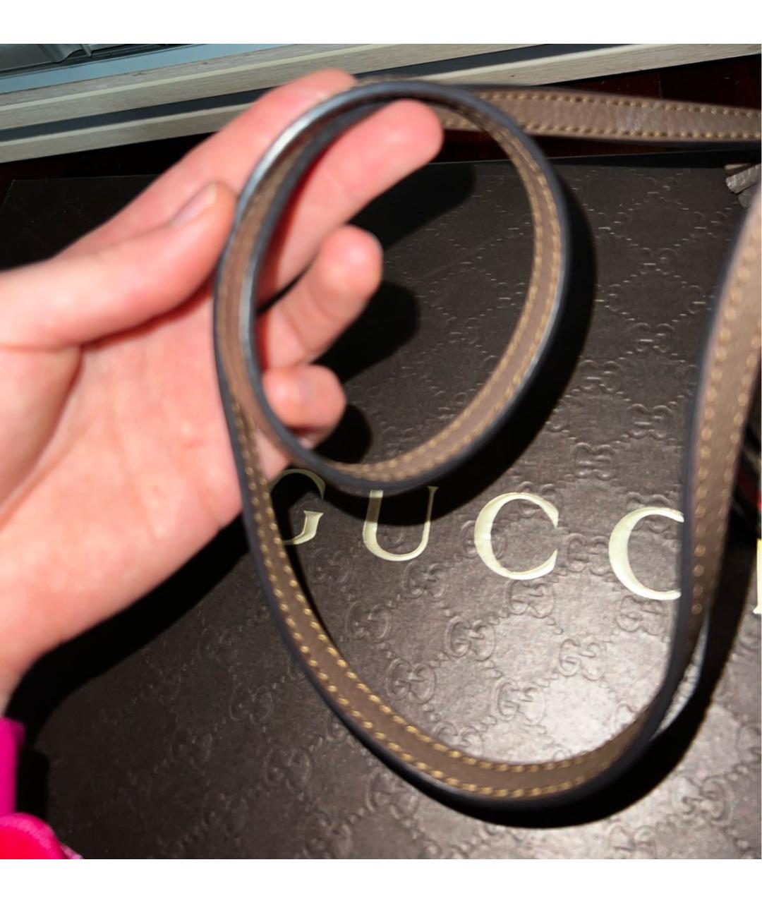 GUCCI Коричневая сумка через плечо, фото 5