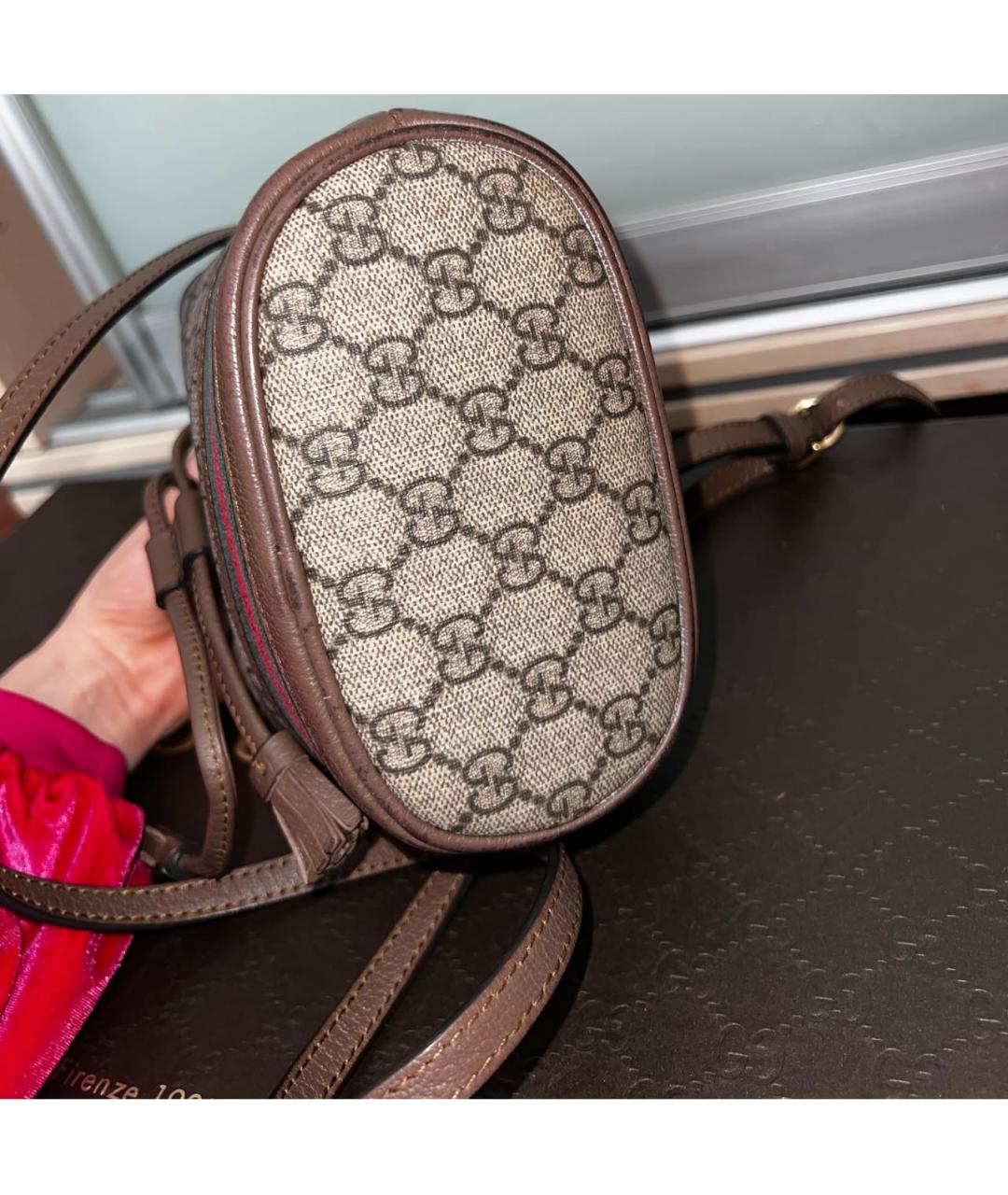 GUCCI Коричневая сумка через плечо, фото 2