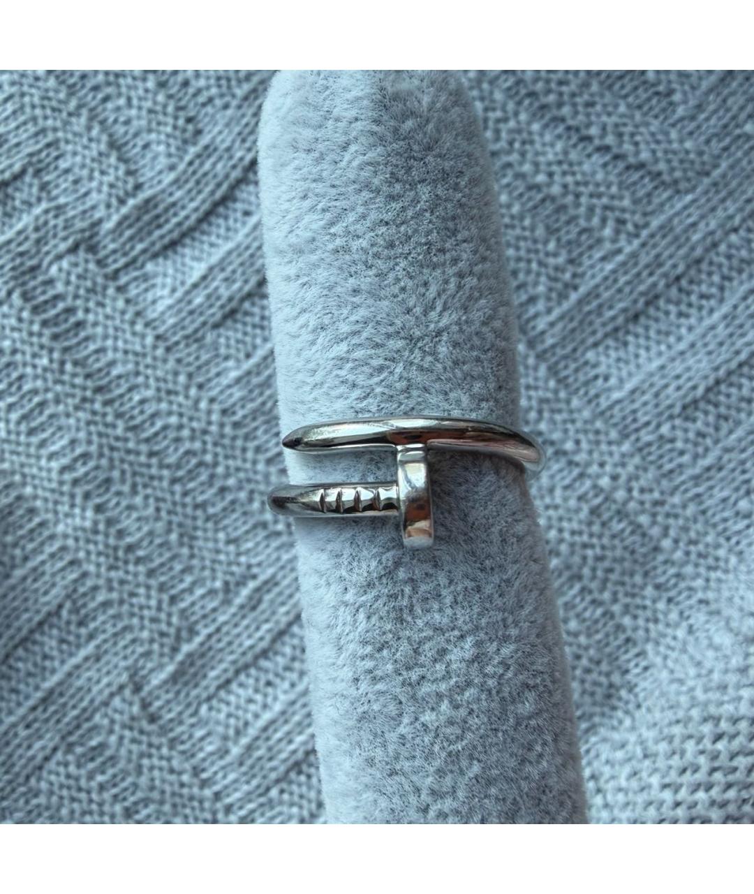 CARTIER Серое кольцо из белого золота, фото 4