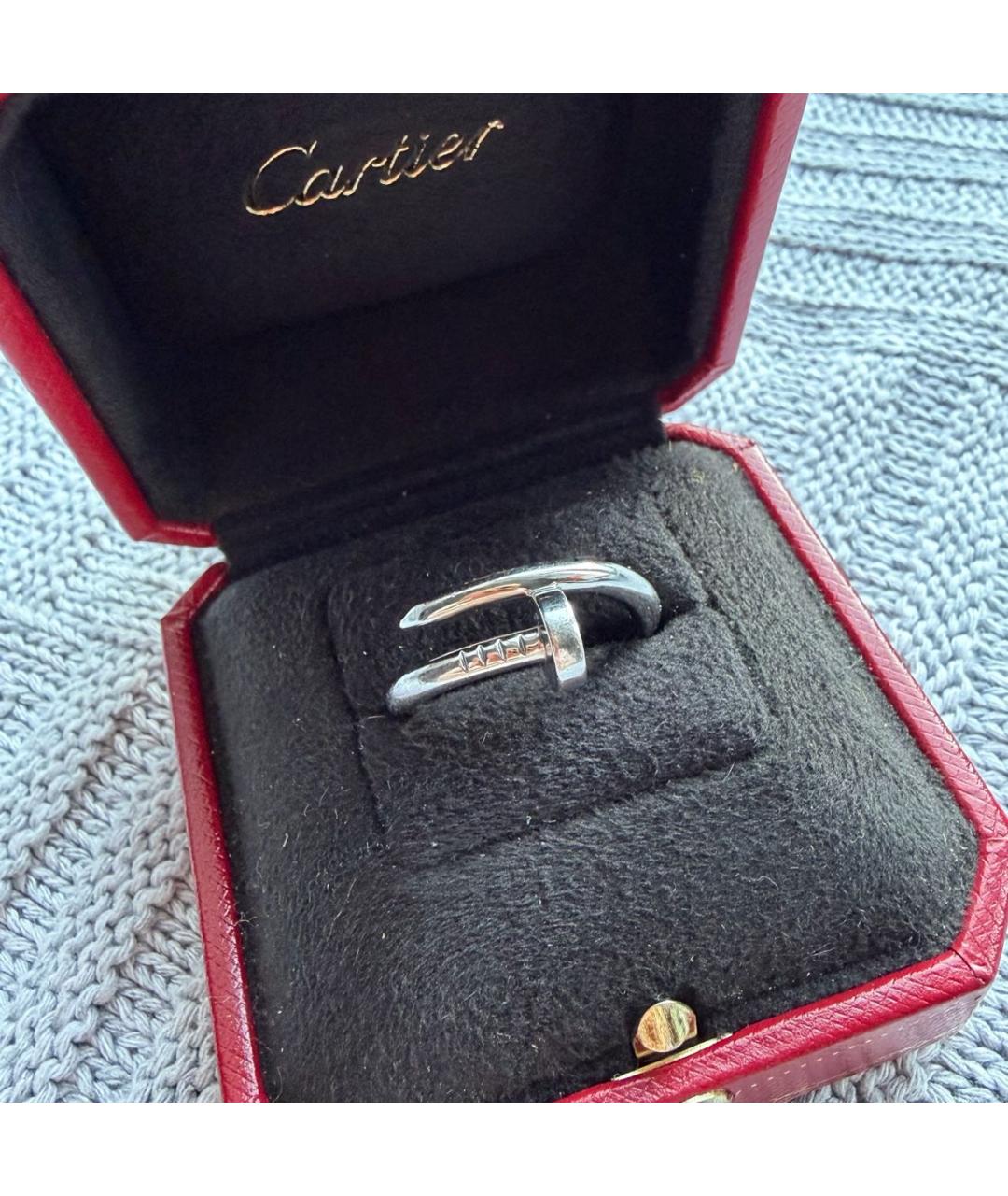 CARTIER Серое кольцо из белого золота, фото 3