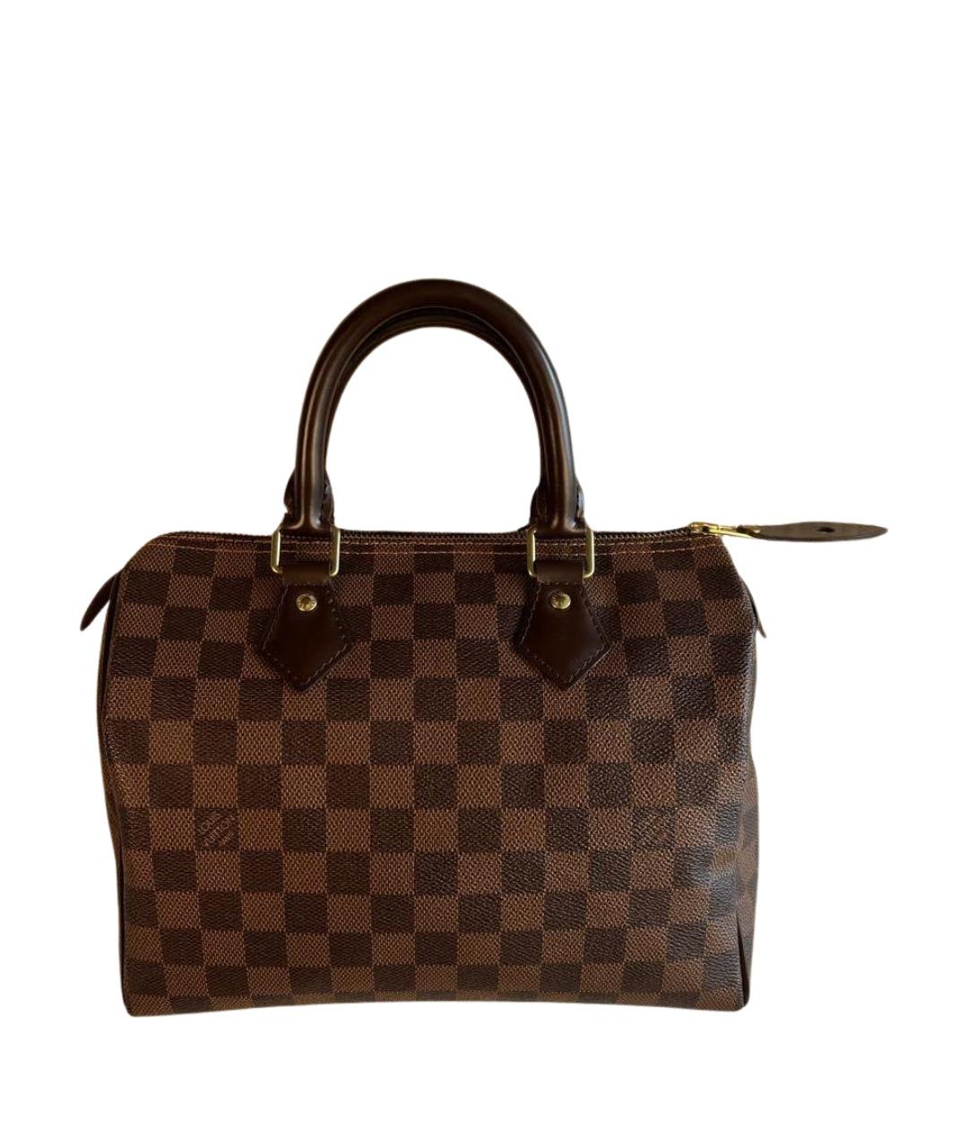 LOUIS VUITTON Коричневая кожаная сумка тоут, фото 1