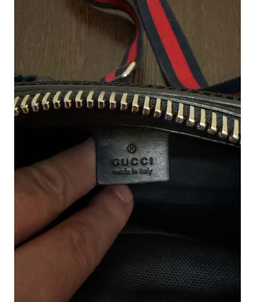 GUCCI Черная поясная сумка, фото 8