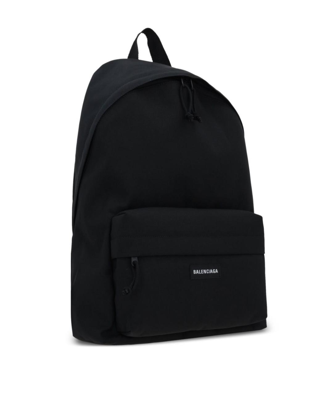 BALENCIAGA Черный синтетический рюкзак, фото 4