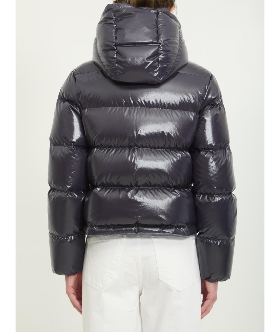 MONCLER Синяя полиамидовая куртка, фото 4