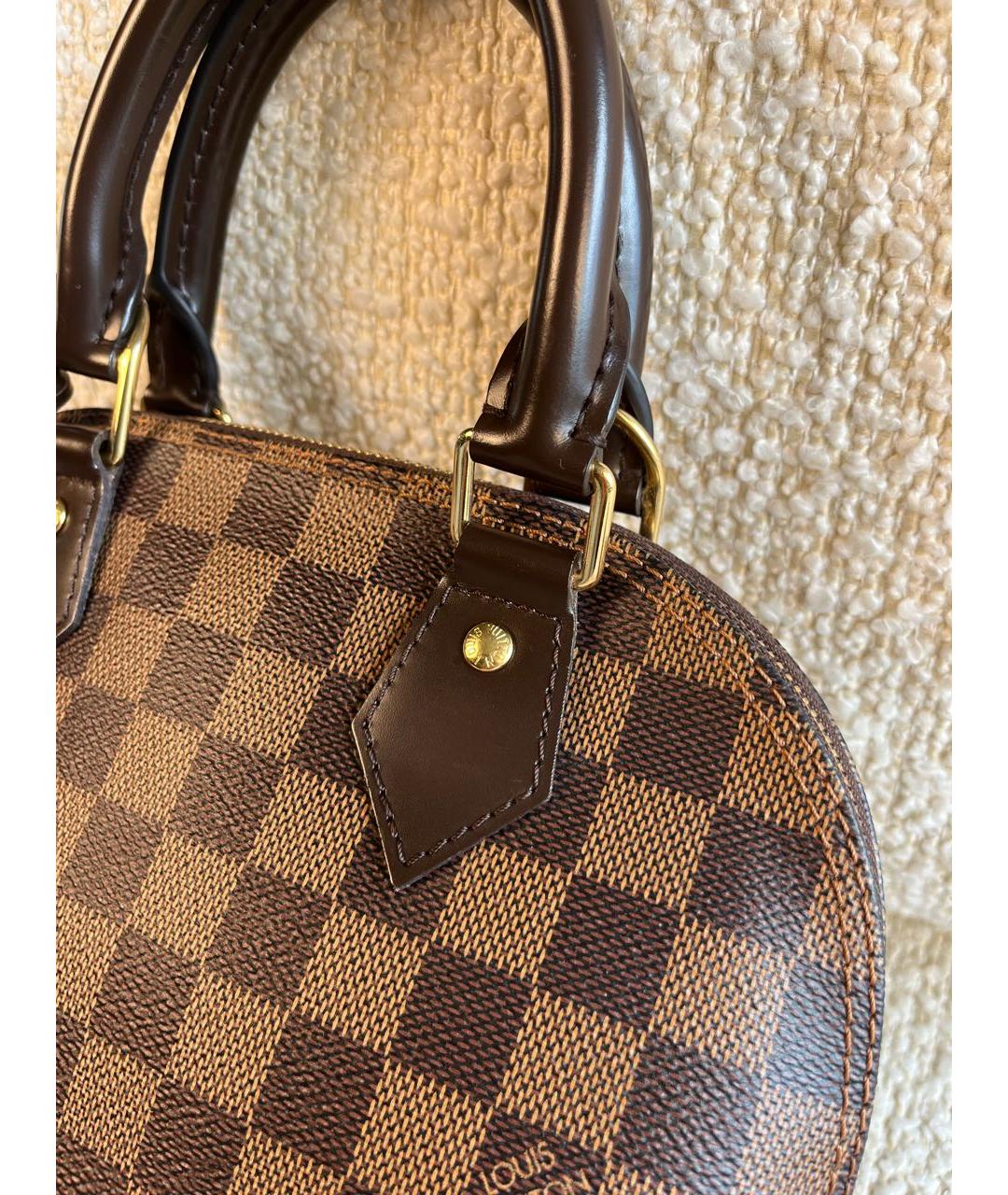 LOUIS VUITTON Коричневая сумка с короткими ручками, фото 8