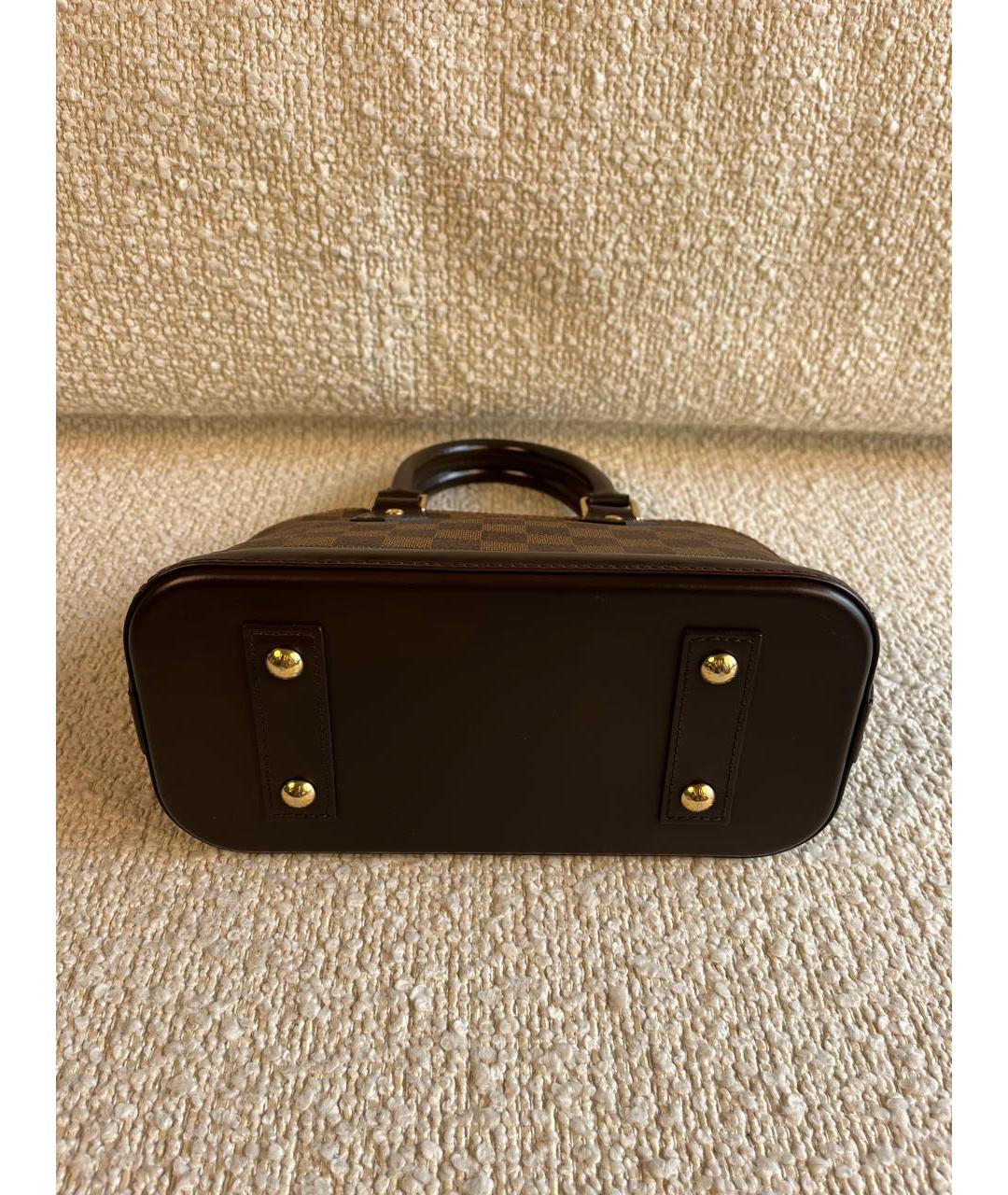 LOUIS VUITTON Коричневая сумка с короткими ручками, фото 5