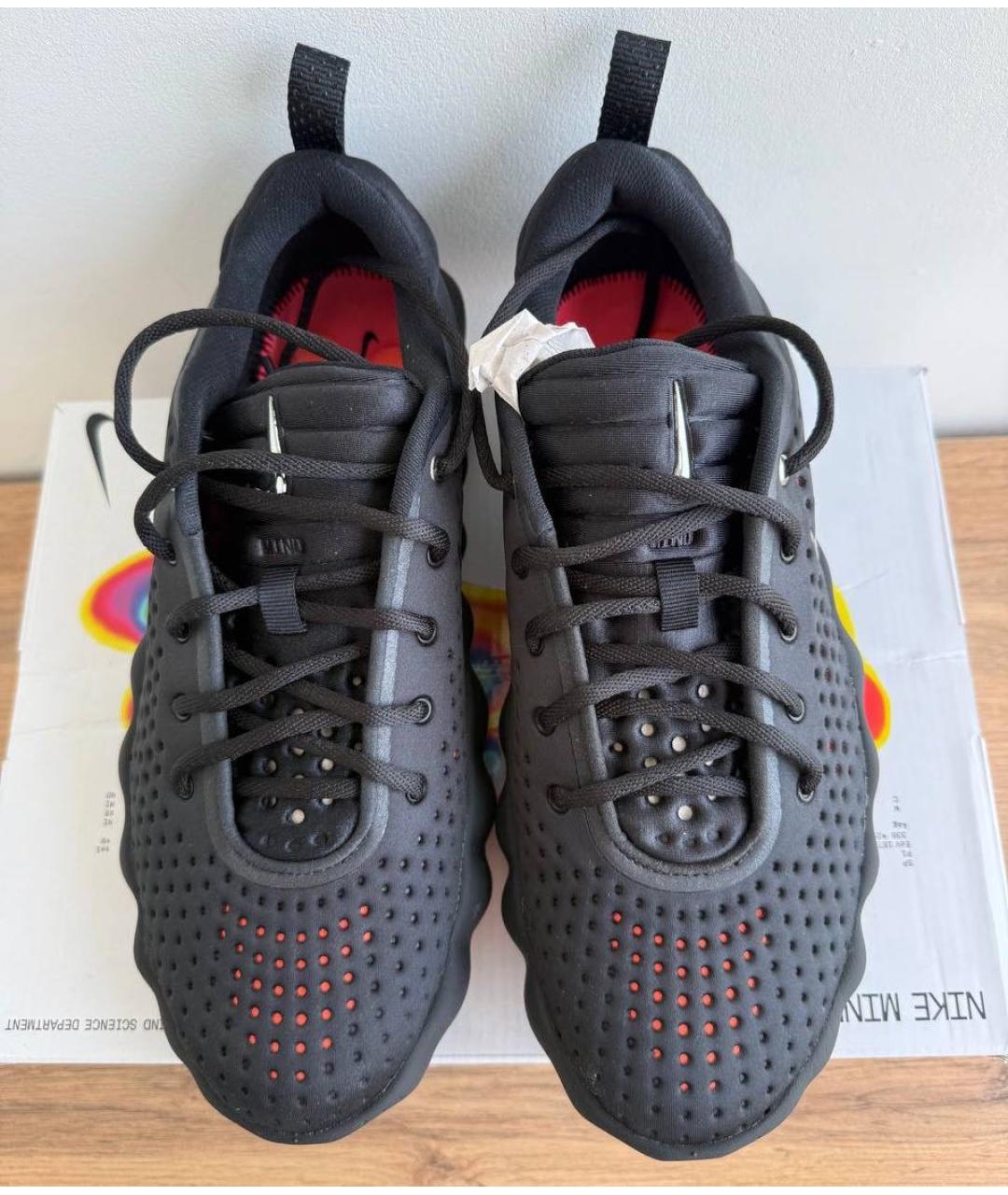 NIKE Черные низкие кроссовки / кеды, фото 2