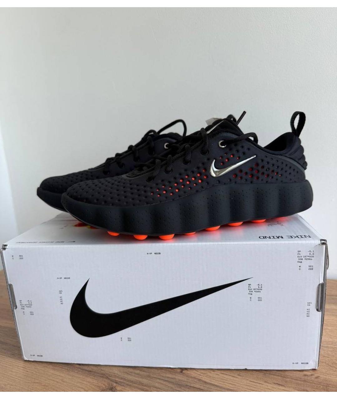 NIKE Черные низкие кроссовки / кеды, фото 7