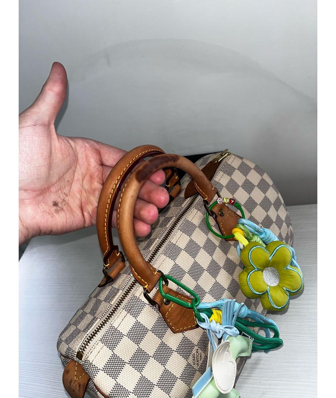 LOUIS VUITTON Белая сумка тоут, фото 7