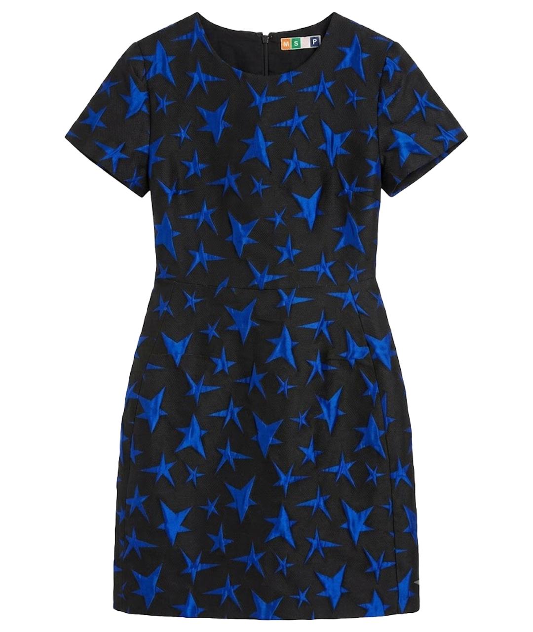 MSGM Черное полиэстеровое платье, фото 1