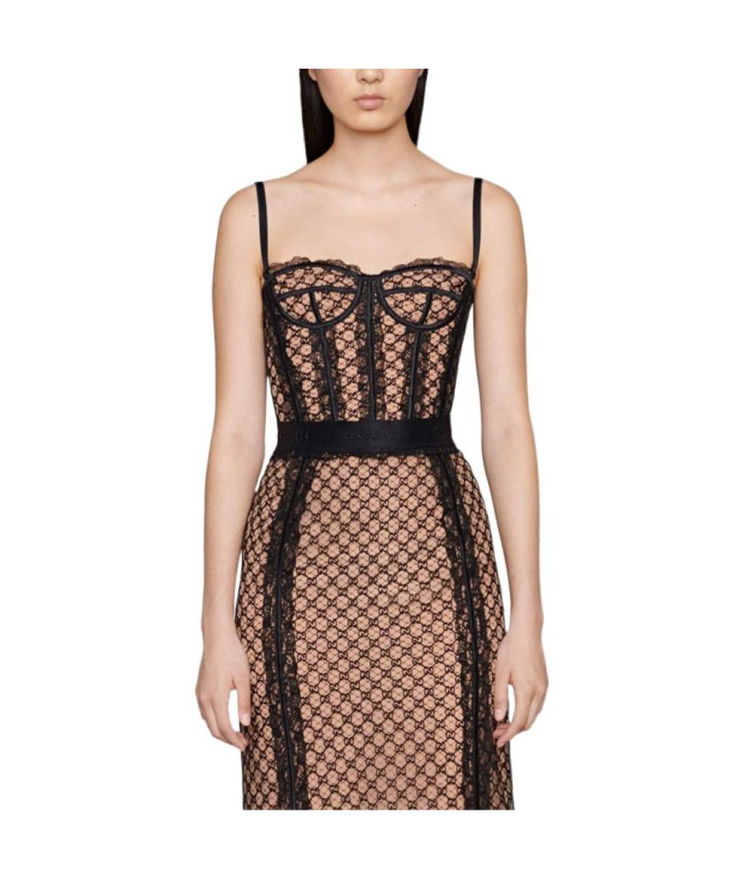 GUCCI Черная майка, фото 3