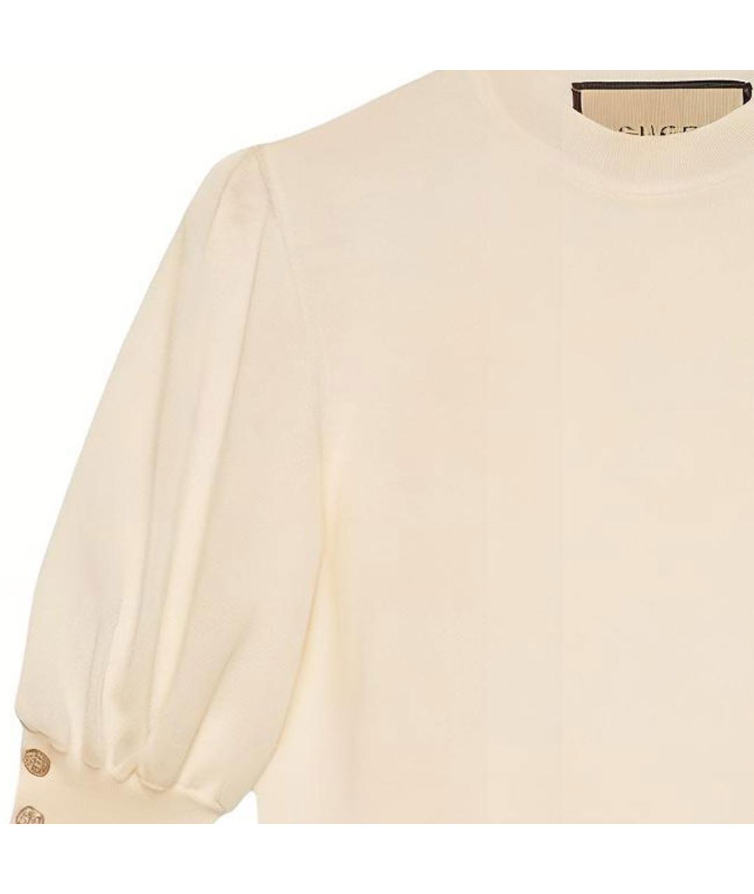 GUCCI Бежевая футболка, фото 4