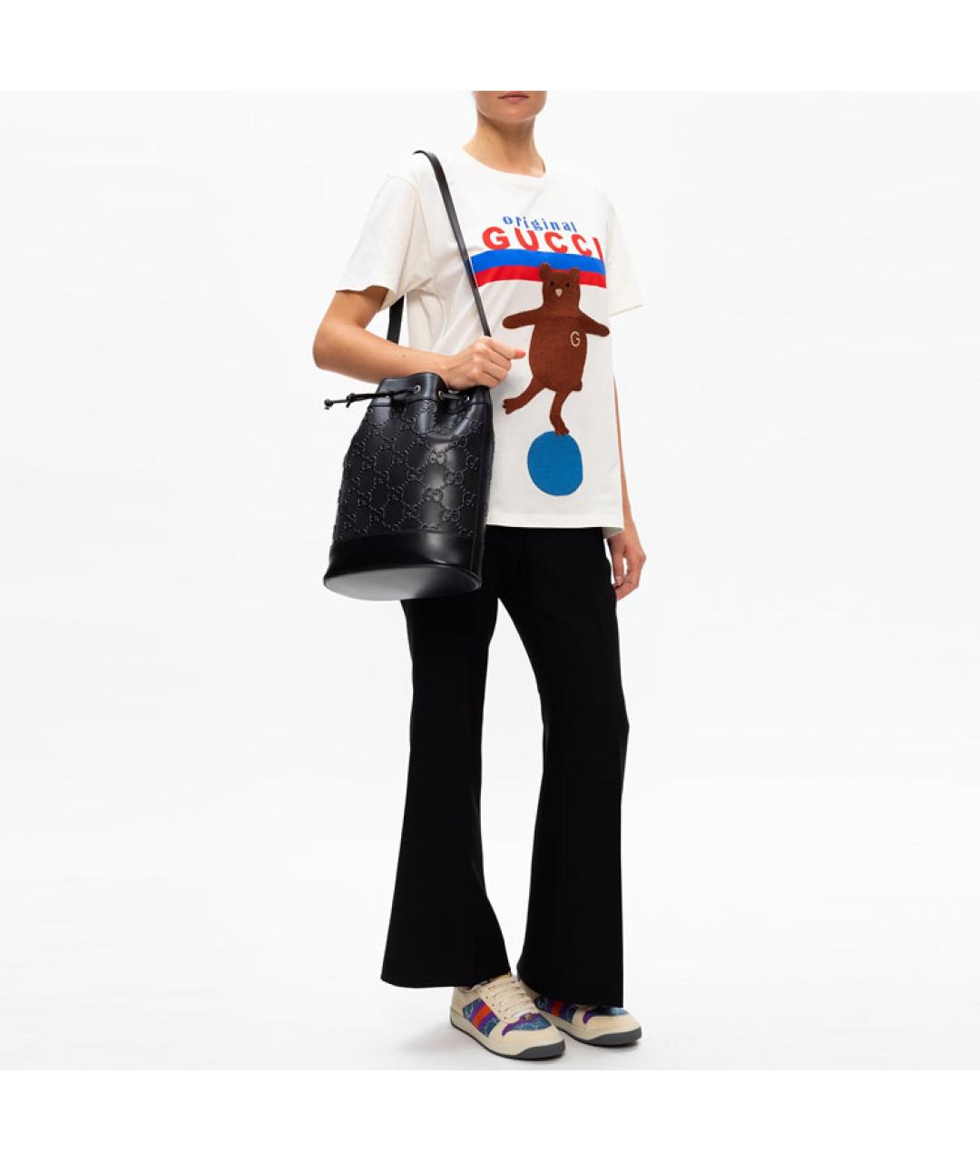 GUCCI Белая футболка, фото 4