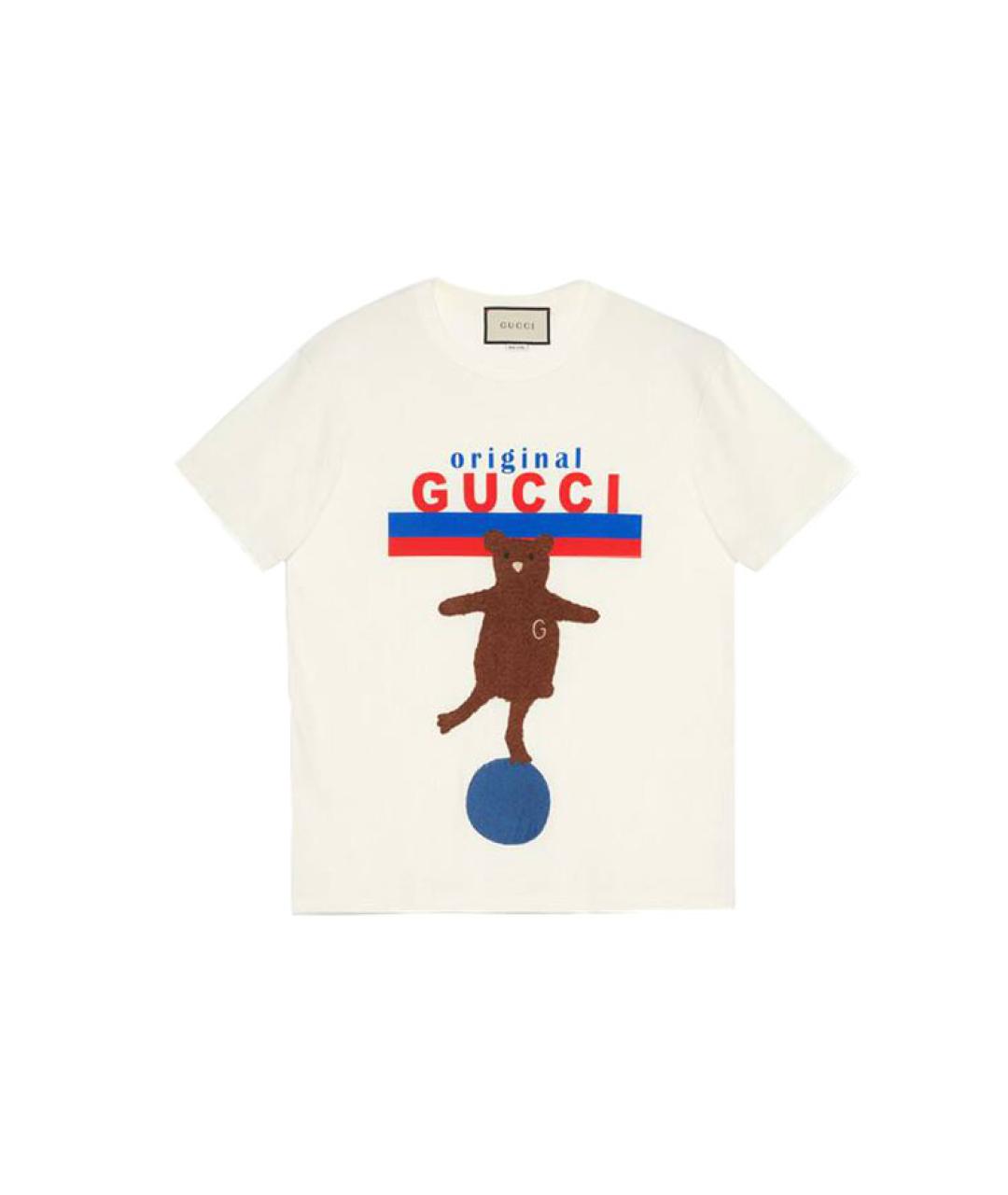 GUCCI Белая футболка, фото 6