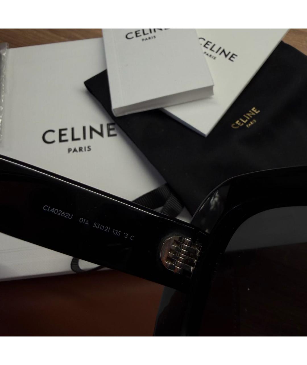 CELINE Черные солнцезащитные очки, фото 4