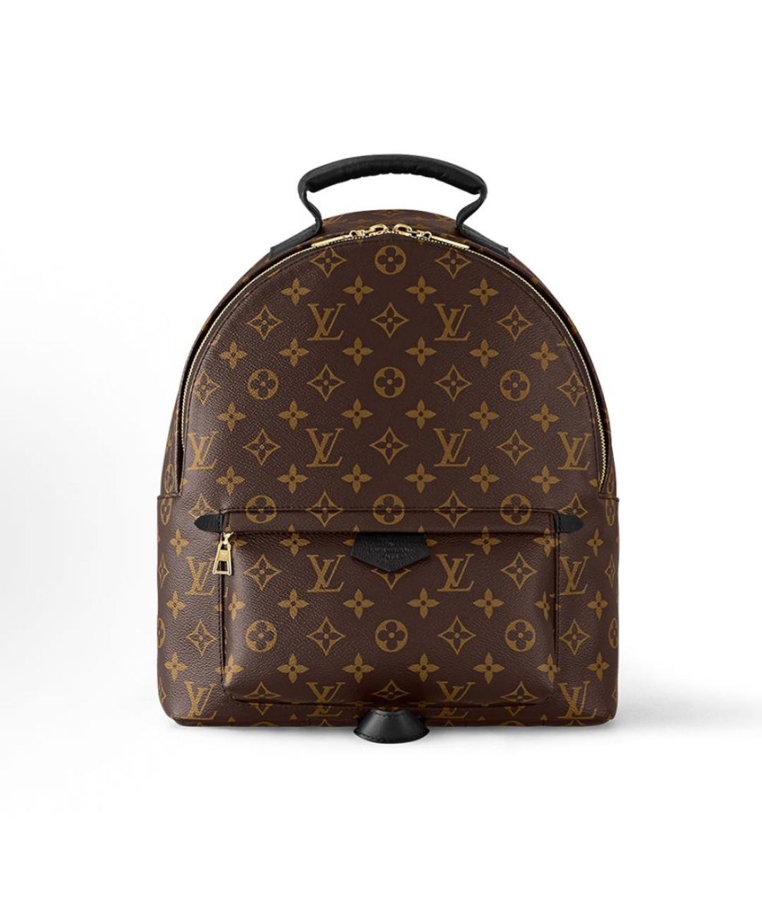 LOUIS VUITTON Коричневый кожаный рюкзак, фото 9