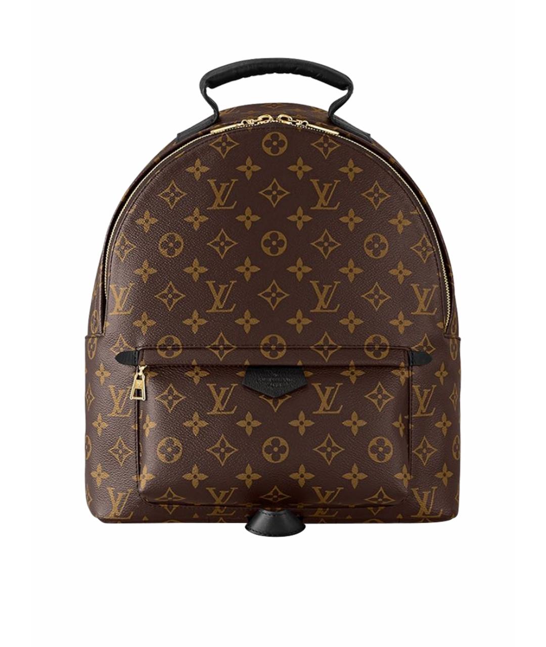 LOUIS VUITTON Коричневый кожаный рюкзак, фото 1