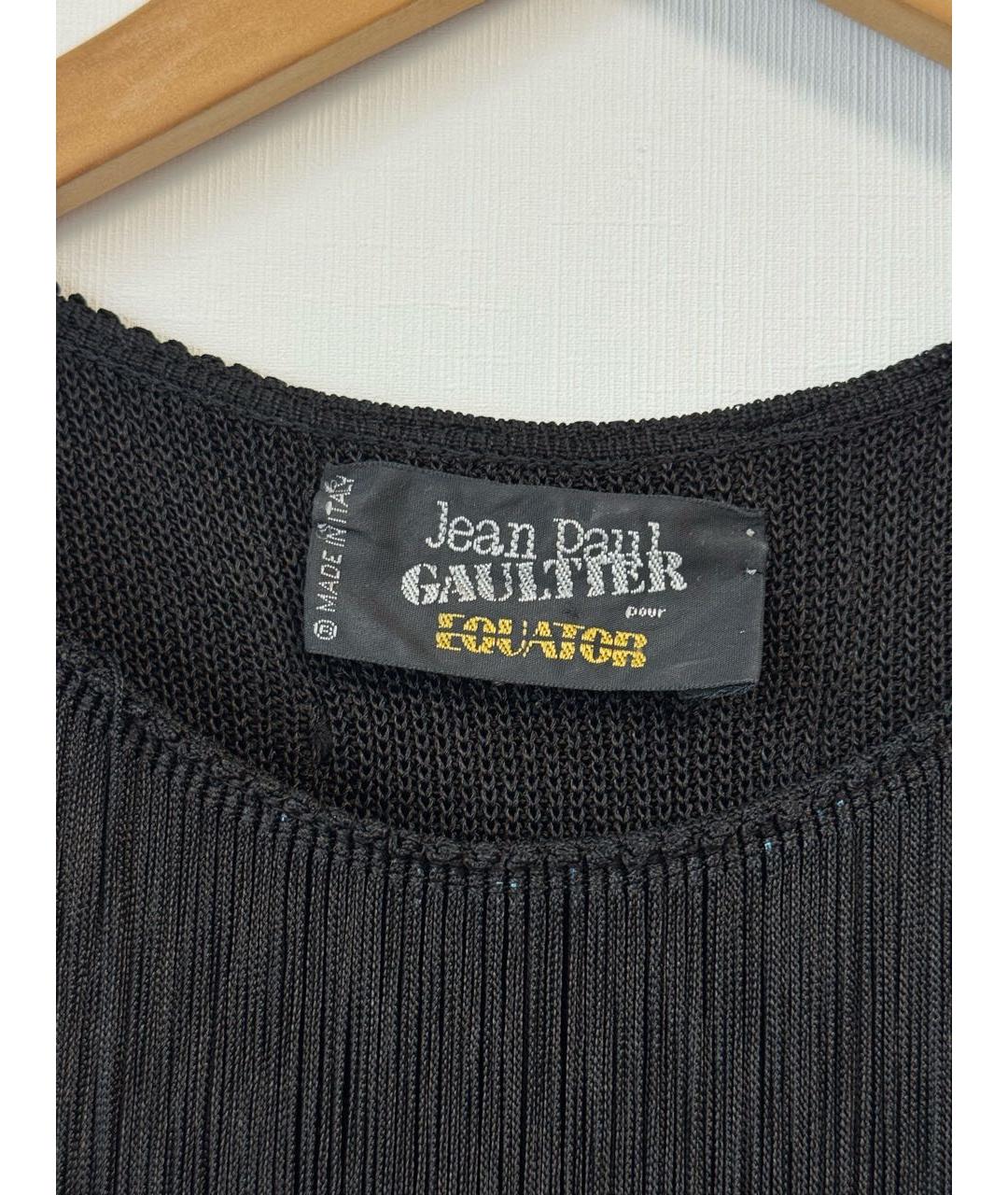 JEAN PAUL GAULTIER Черный вискозный джемпер / свитер, фото 6