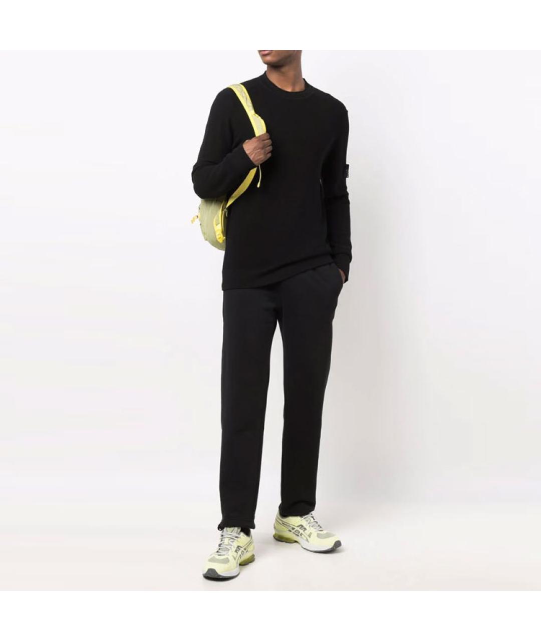 STONE ISLAND Черный джемпер / свитер, фото 3