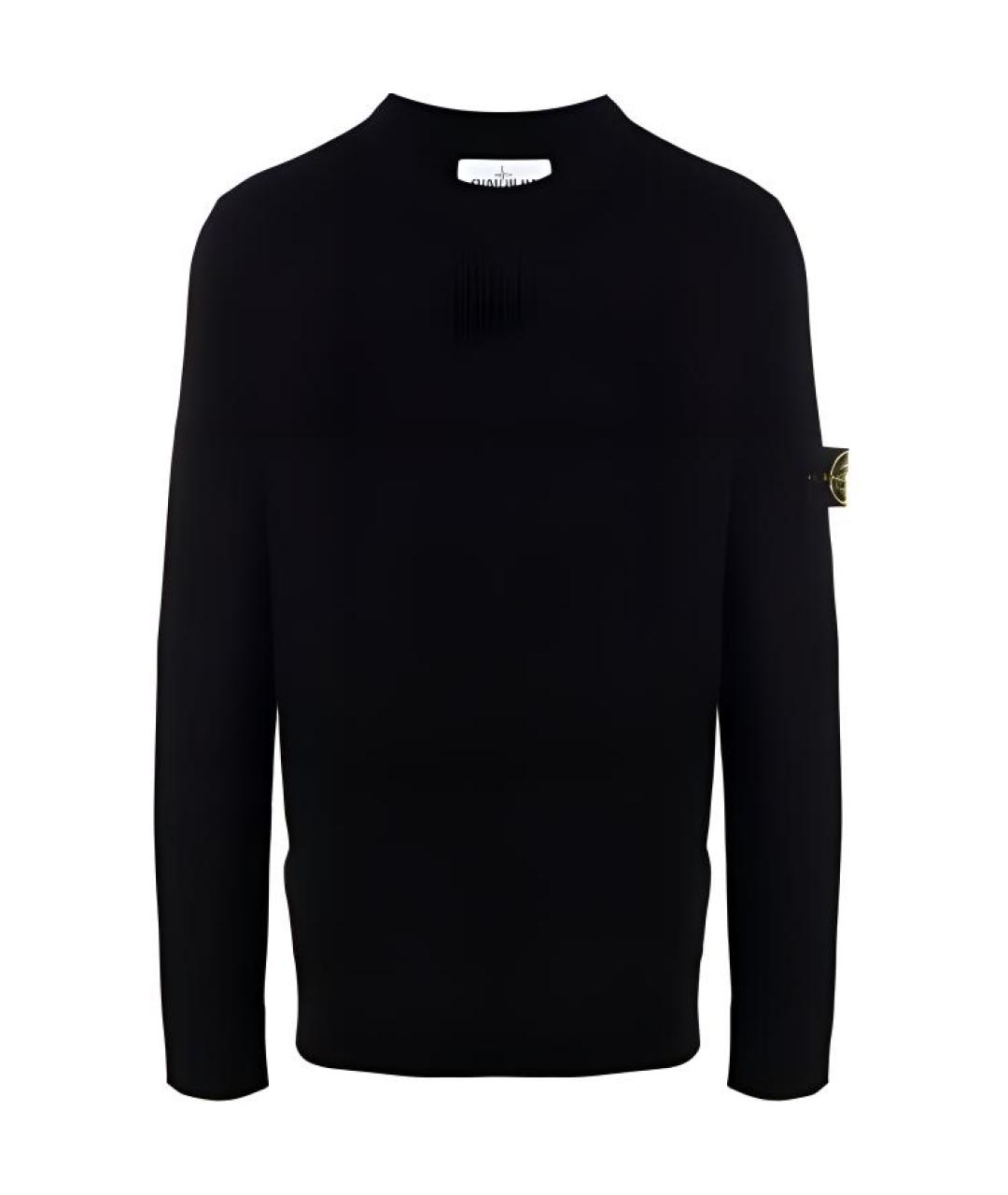 STONE ISLAND Черный джемпер / свитер, фото 1