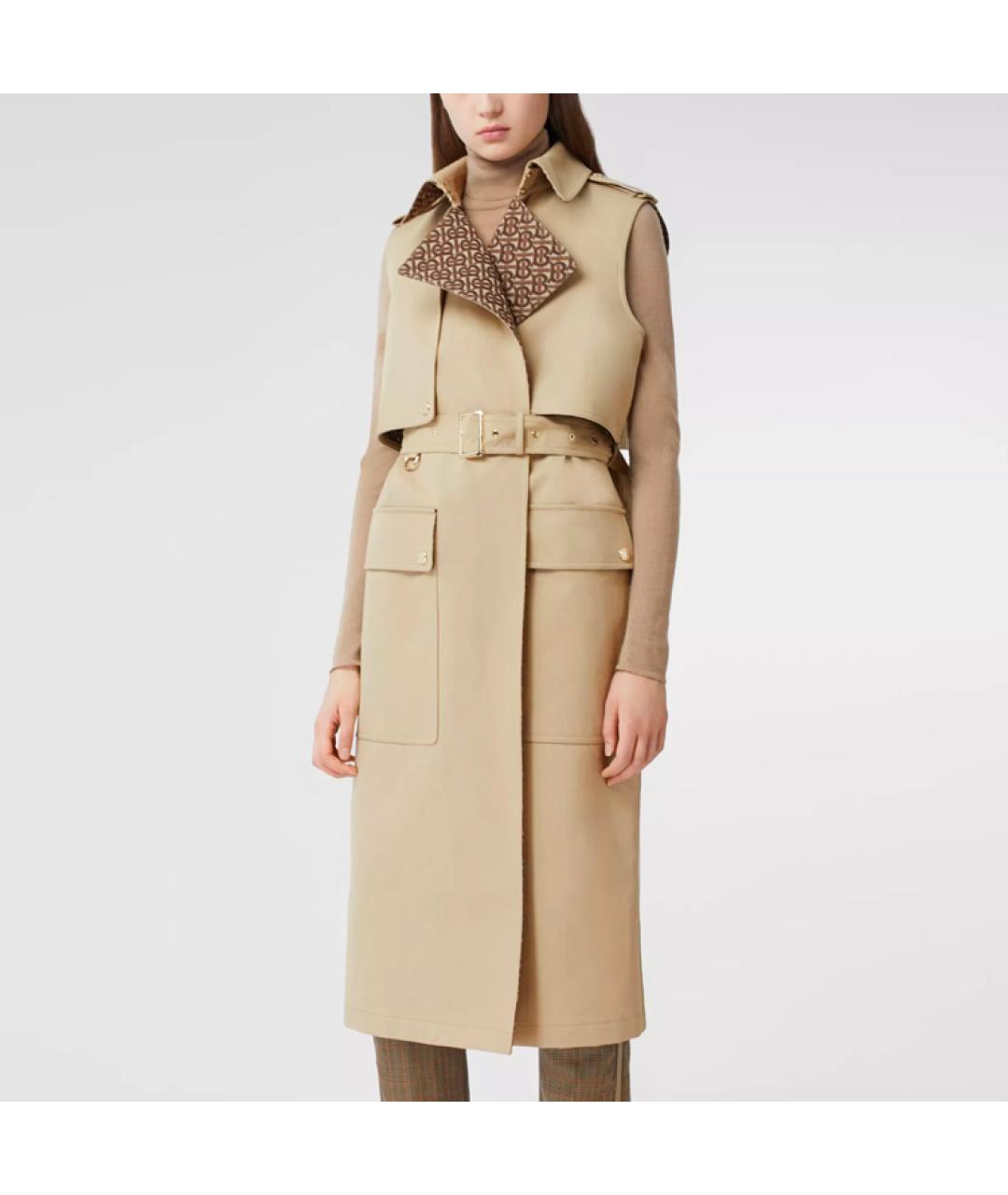 BURBERRY Бежевый тренч/плащ, фото 3