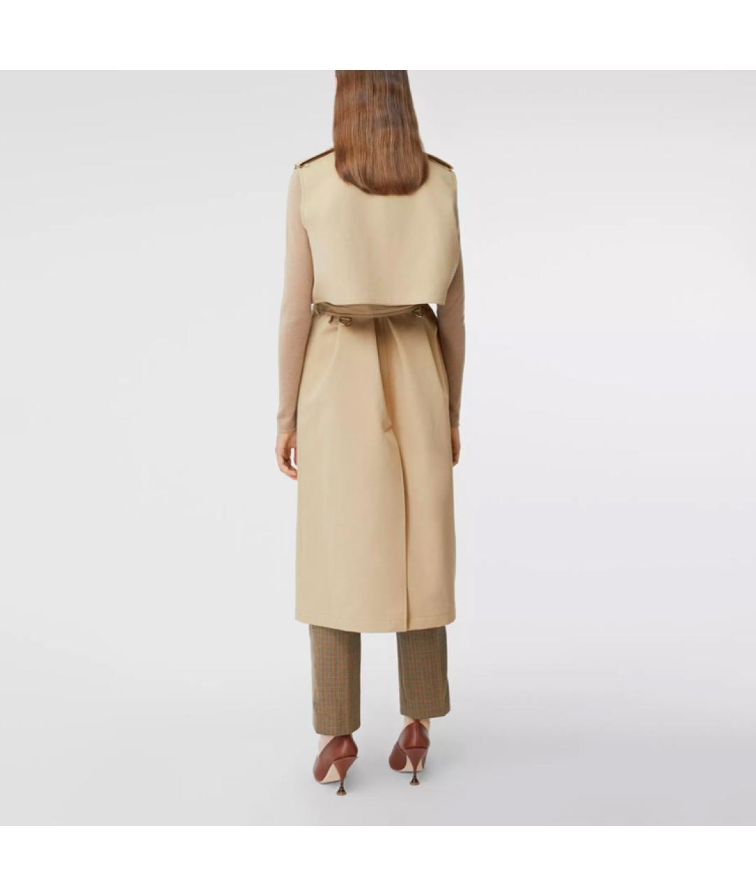 BURBERRY Бежевый тренч/плащ, фото 4