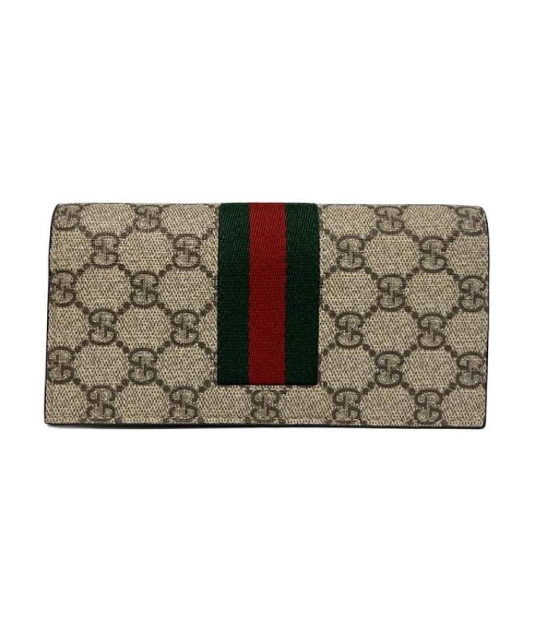 GUCCI Коричневый кошелек, фото 2
