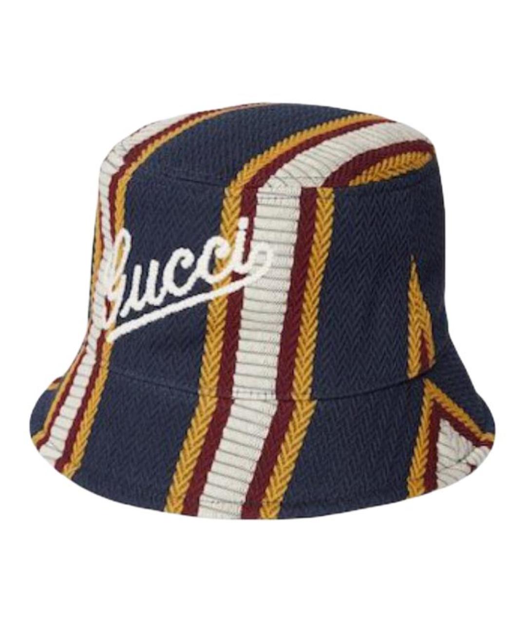 GUCCI Темно-синяя шляпа, фото 1