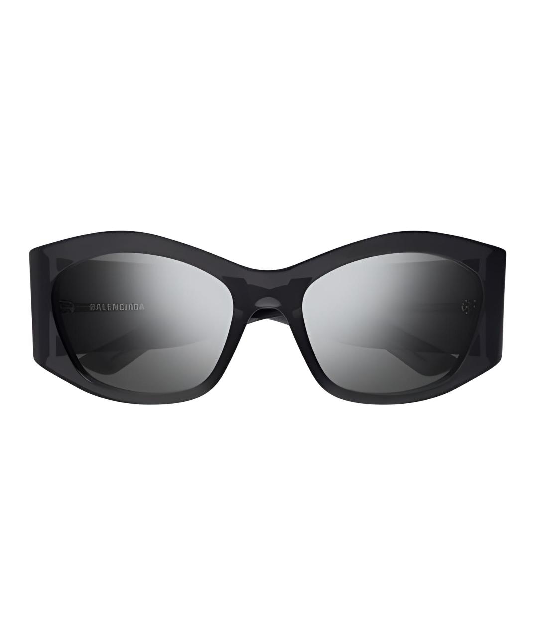 BALENCIAGA Серые пластиковые солнцезащитные очки, фото 2
