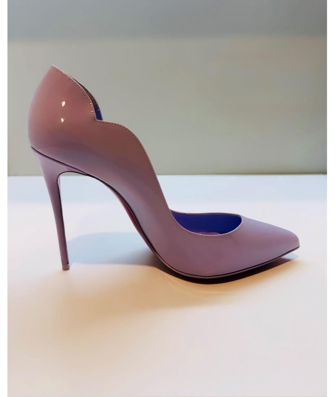 CHRISTIAN LOUBOUTIN Фиолетовые туфли из лакированной кожи, фото 8