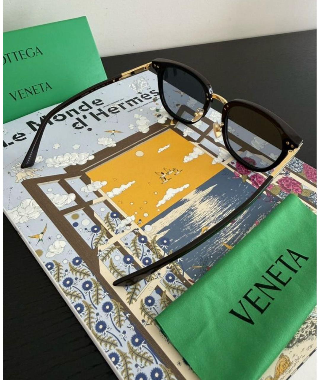 BOTTEGA VENETA Коричневый ободок, фото 2