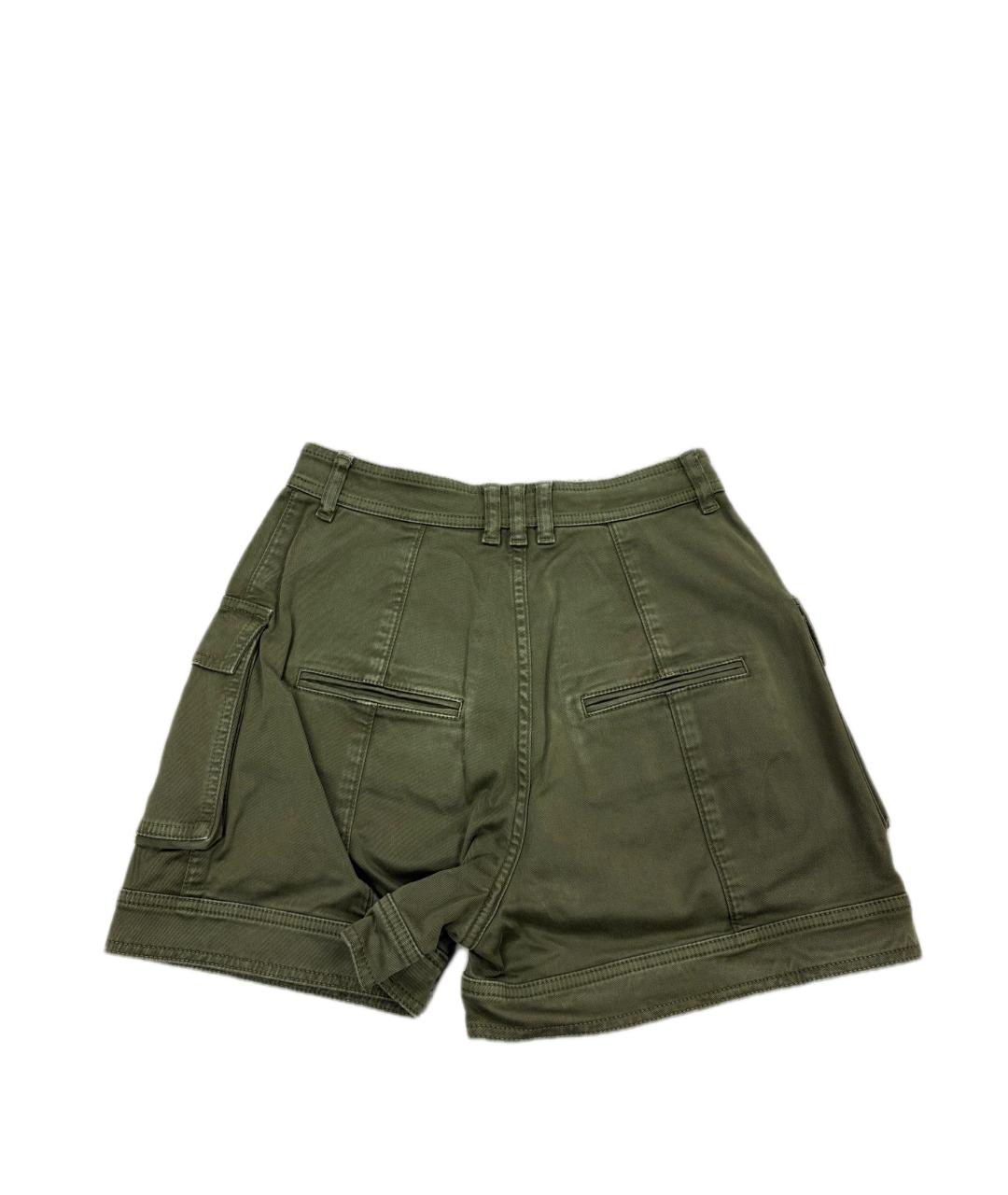 BALMAIN Хаки хлопковые шорты, фото 2
