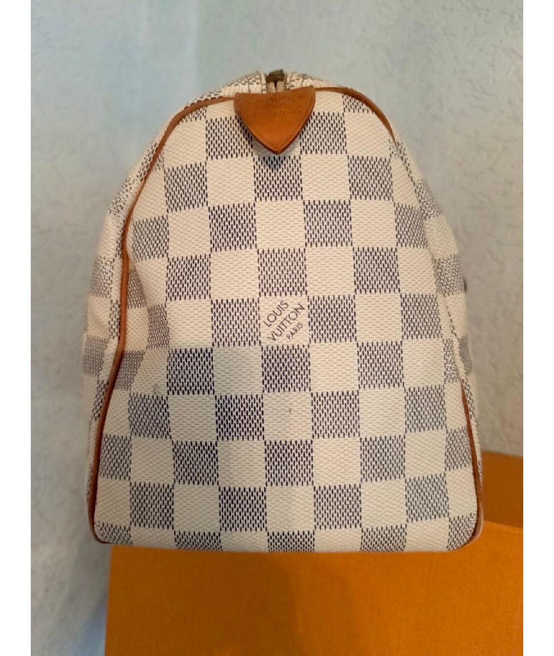 LOUIS VUITTON Белая сумка с короткими ручками, фото 5