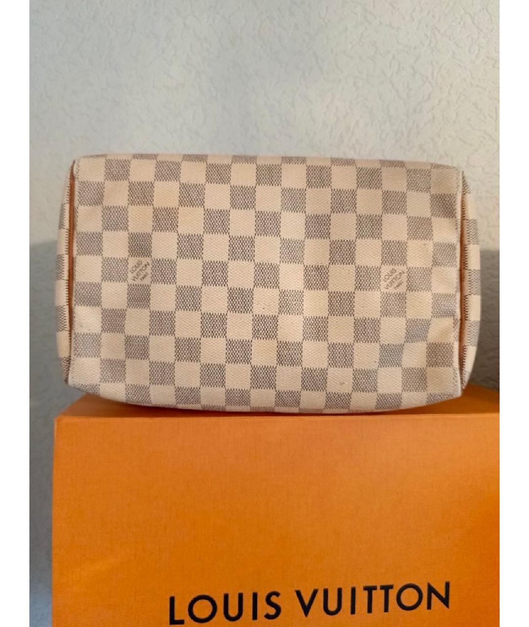 LOUIS VUITTON Белая сумка с короткими ручками, фото 3