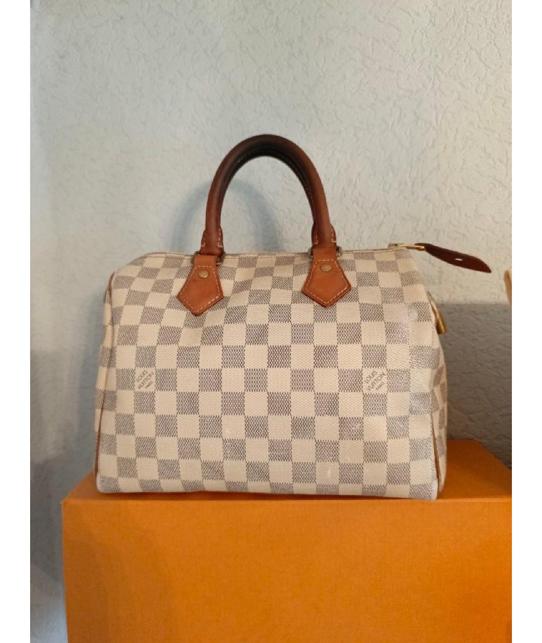 LOUIS VUITTON Белая сумка с короткими ручками, фото 2