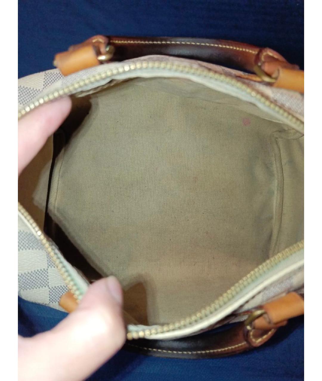 LOUIS VUITTON Белая сумка с короткими ручками, фото 4