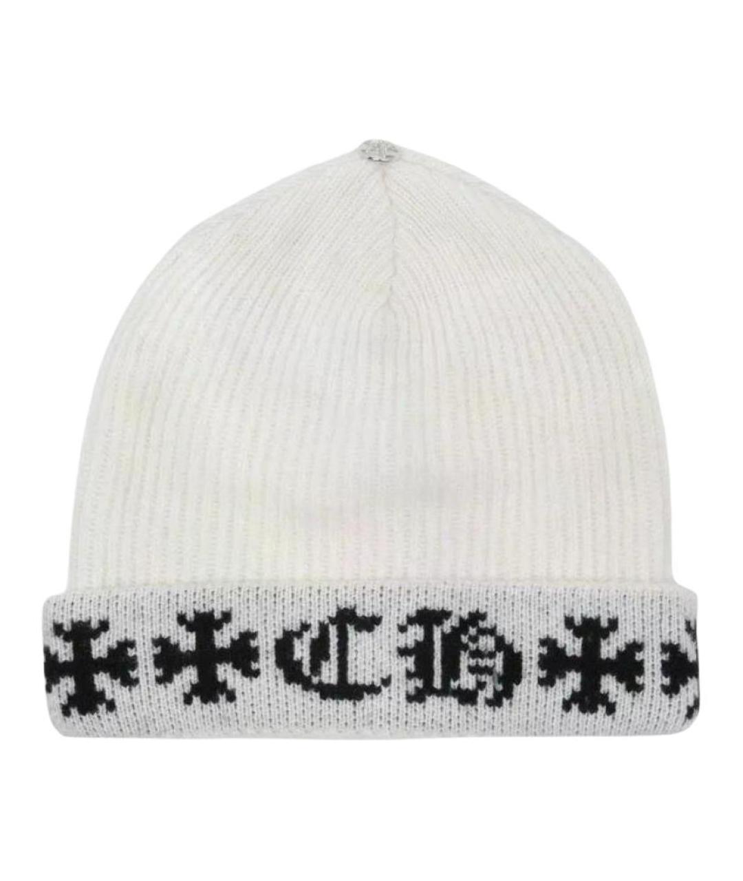 CHROME HEARTS Белая шапка, фото 1