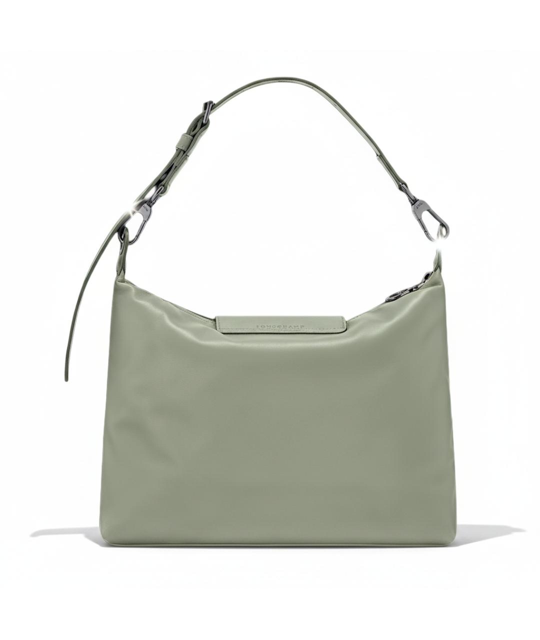 LONGCHAMP Салатовая кожаная сумка через плечо, фото 3