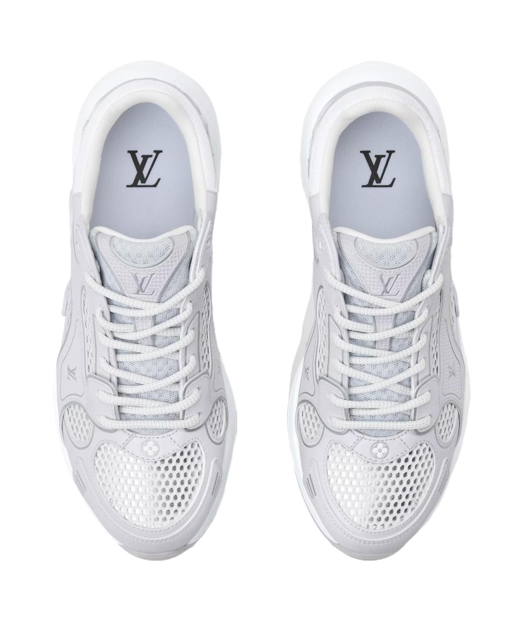 LOUIS VUITTON Фиолетовые кроссовки, фото 4