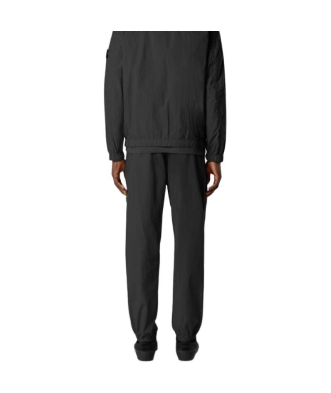 STONE ISLAND Черные повседневные брюки, фото 4
