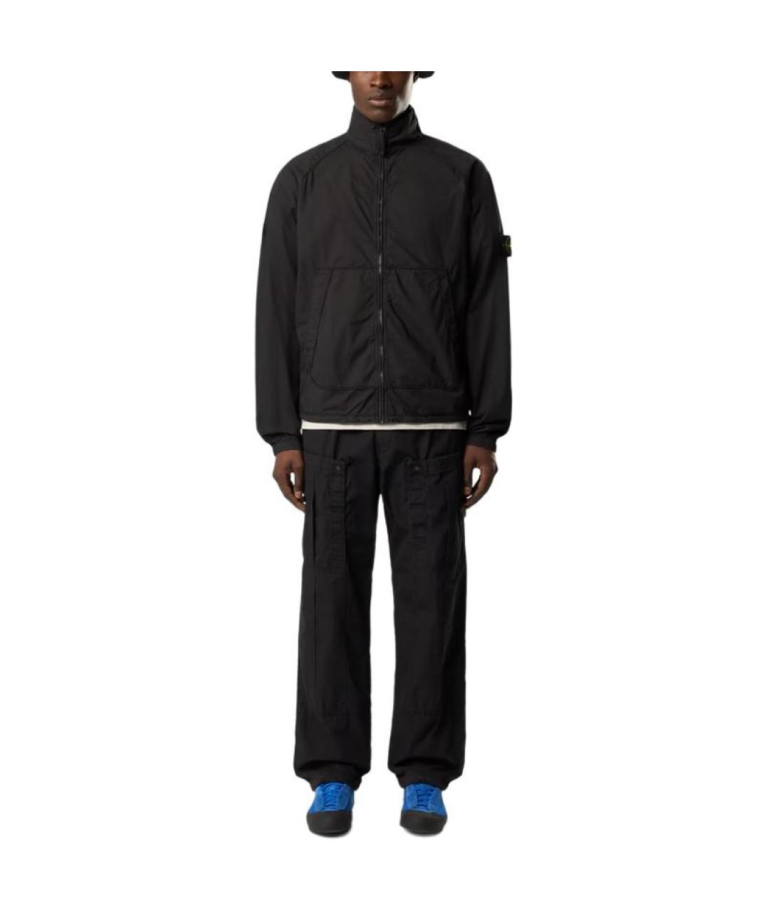 STONE ISLAND Черная куртка, фото 3