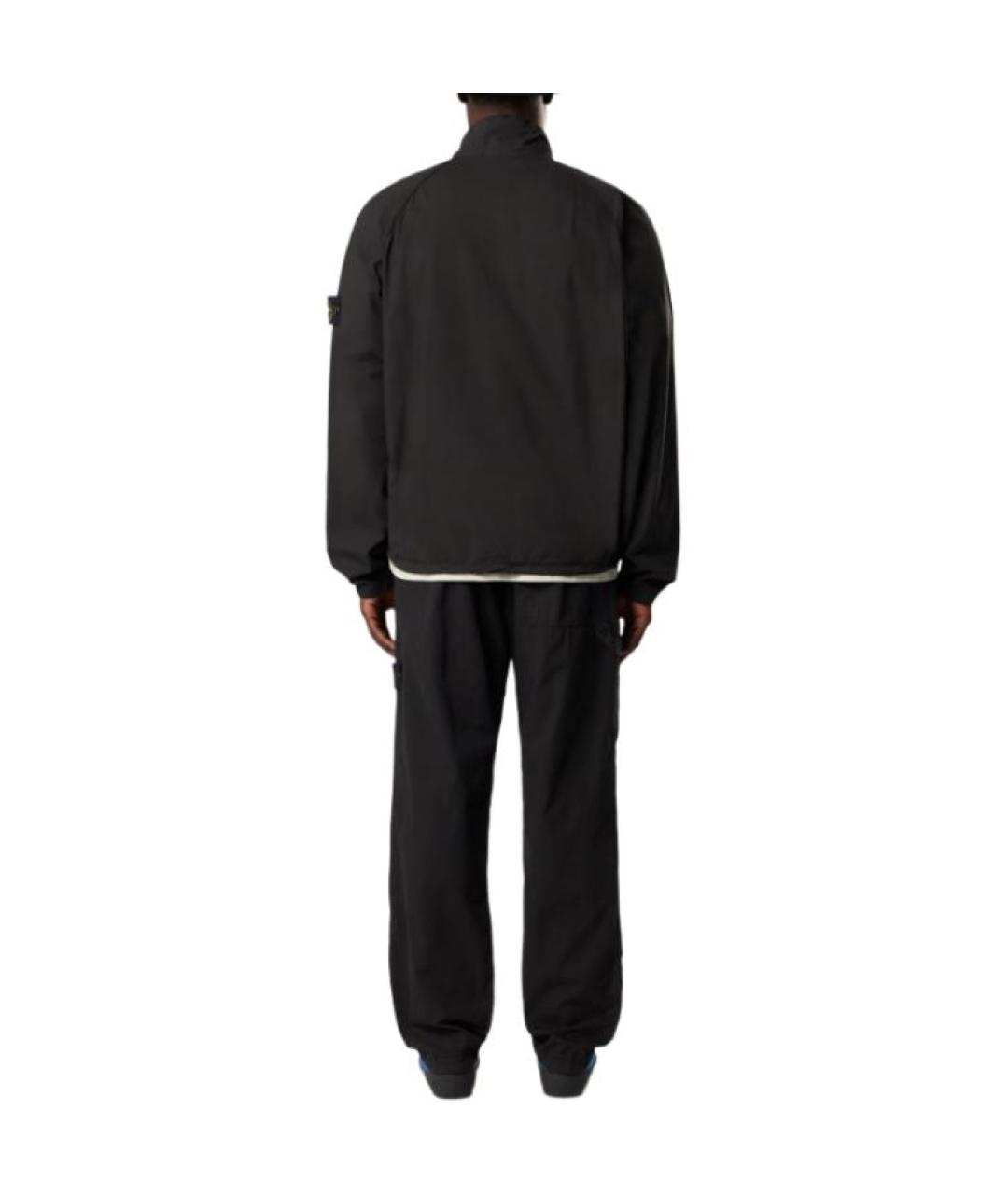 STONE ISLAND Черная куртка, фото 4