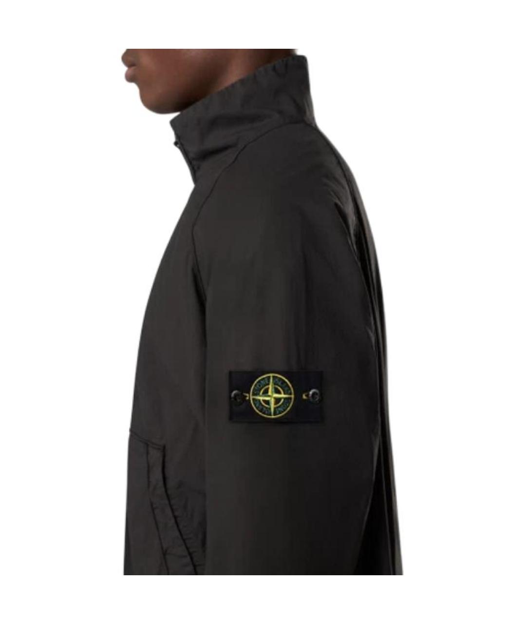 STONE ISLAND Черная куртка, фото 5