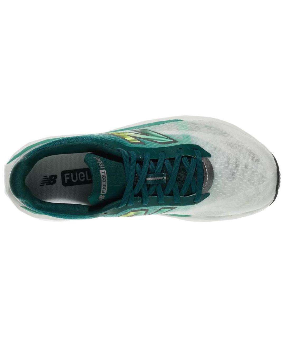 NEW BALANCE Зеленые синтетические низкие кроссовки / кеды, фото 4