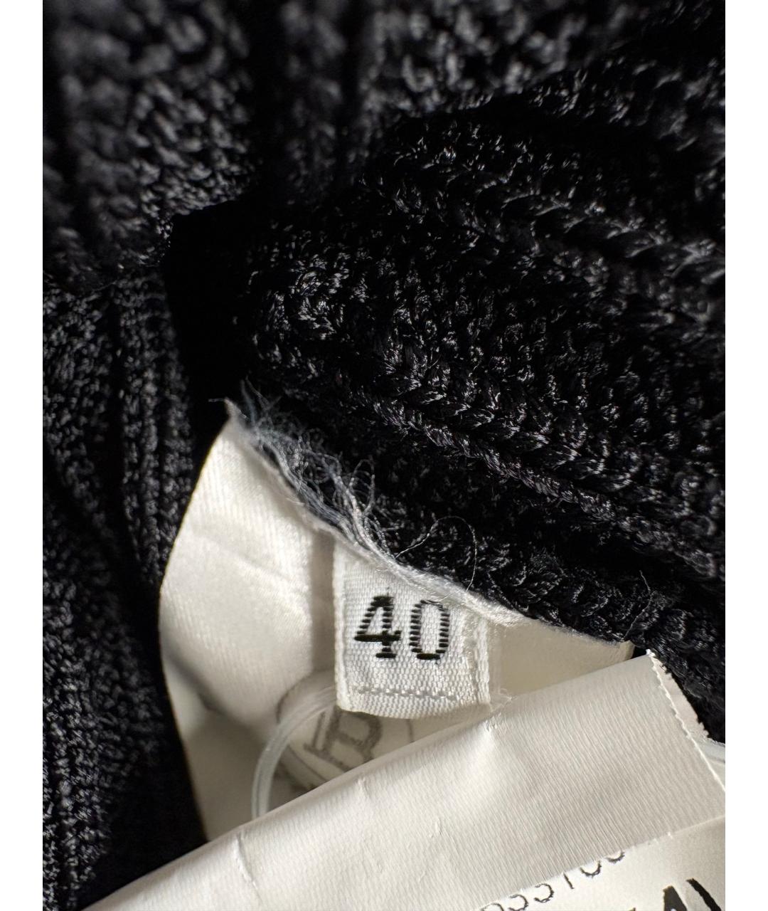 BALMAIN Черная вискозная майка, фото 4