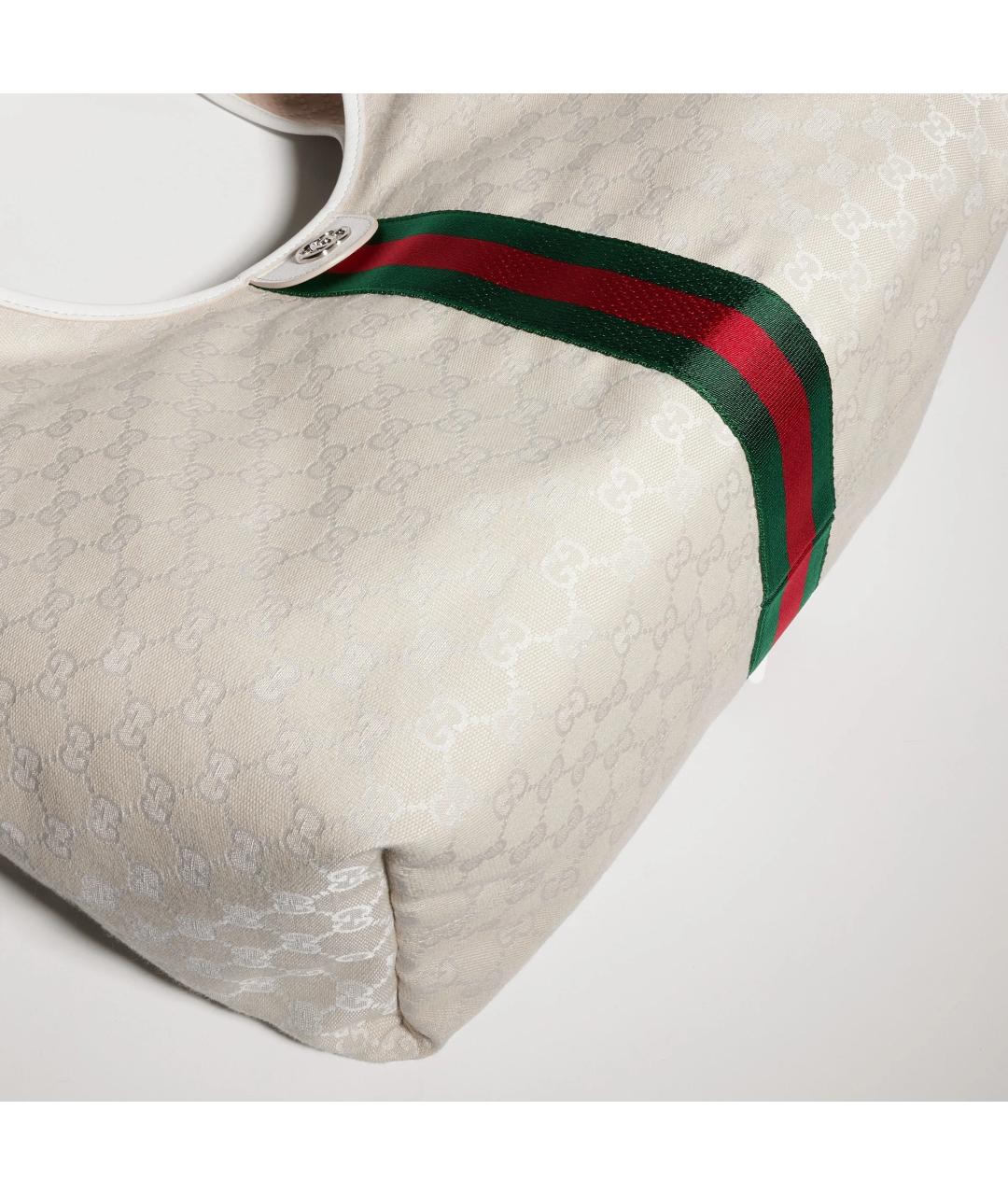 GUCCI Белая сумка тоут, фото 2