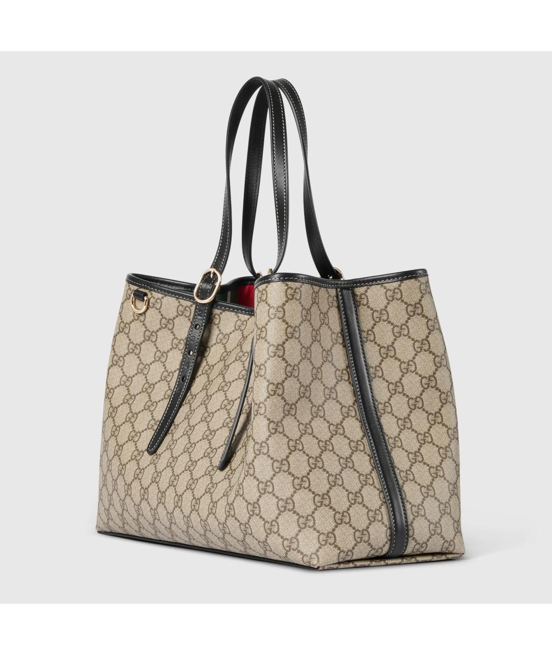 GUCCI Бежевая сумка тоут, фото 3